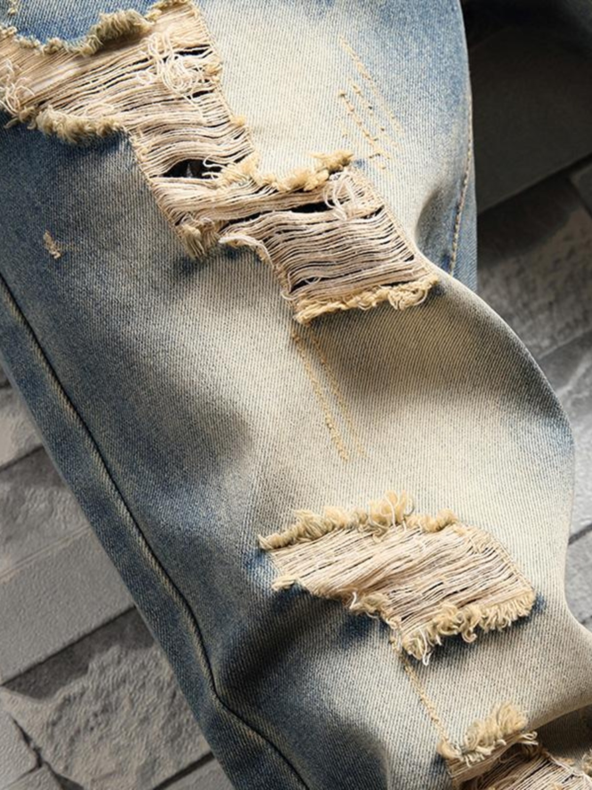 Retro Distressed Men's Jeans S – обзор и цена Streetwear Brand Stoned & Co