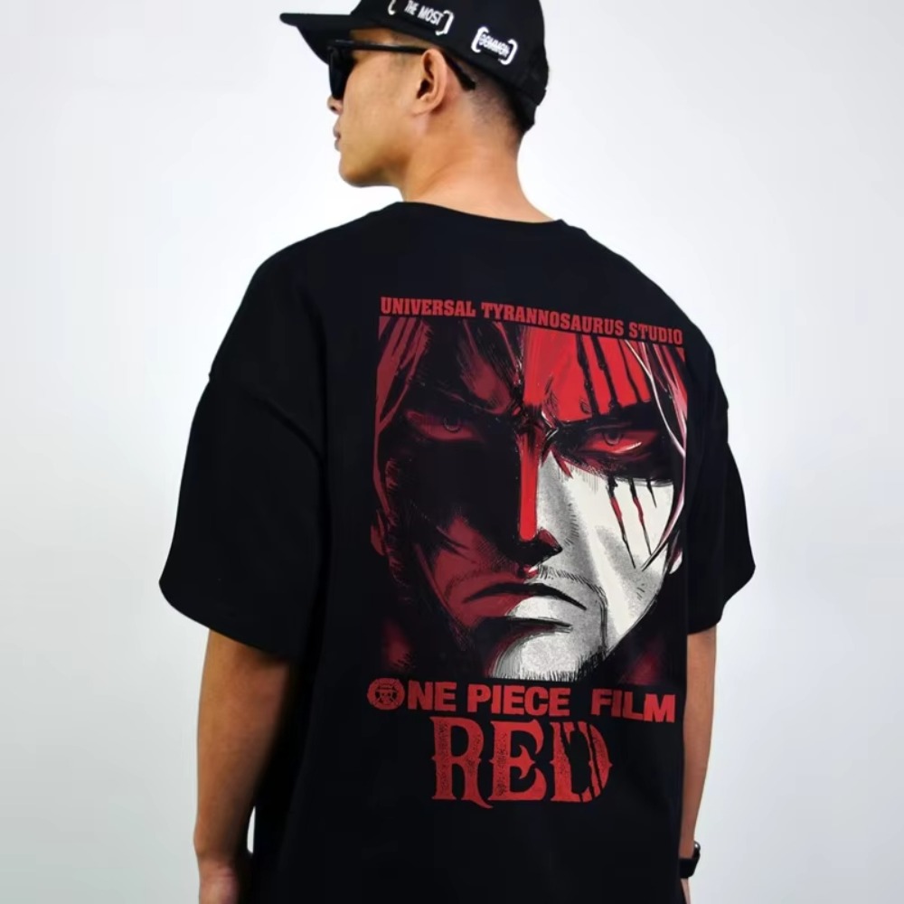 2025One Piece Red Graphic T Sh – обзор и цена Streetwear Brand Japan