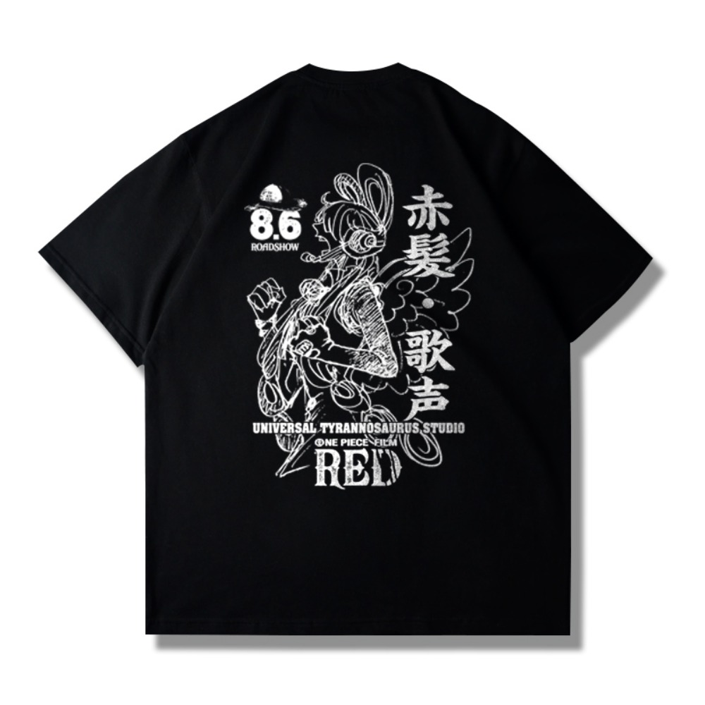 2025One Piece Red Graphic T Sh – обзор и цена Streetwear Brand Japan