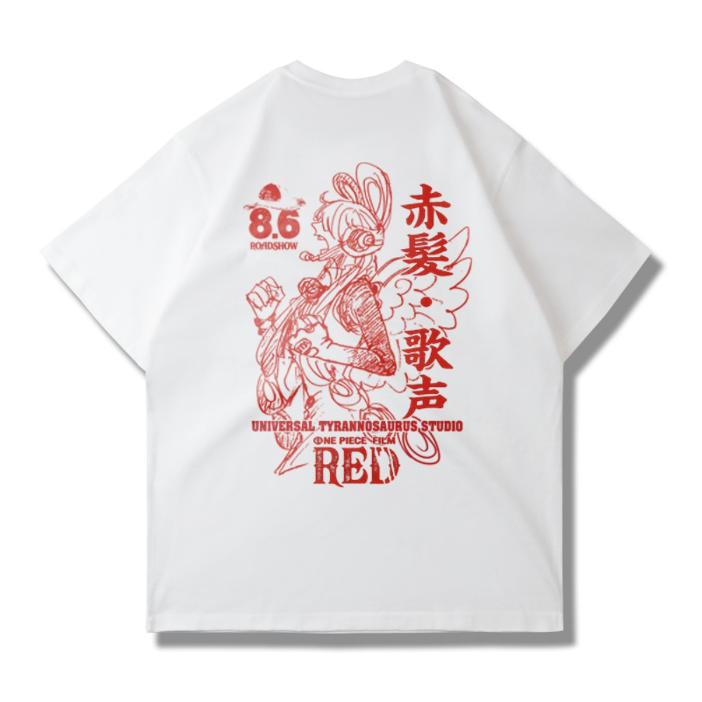 2025One Piece Red Graphic T Sh – обзор и цена Streetwear Brand Japan