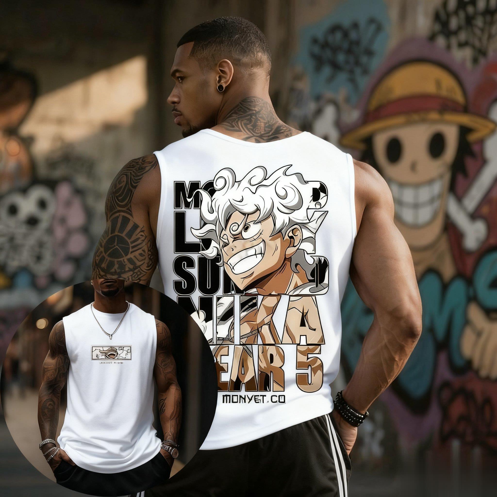 One Piece Luffy Gear 5 Tank To – обзор и цена Streetwear Brand Japan