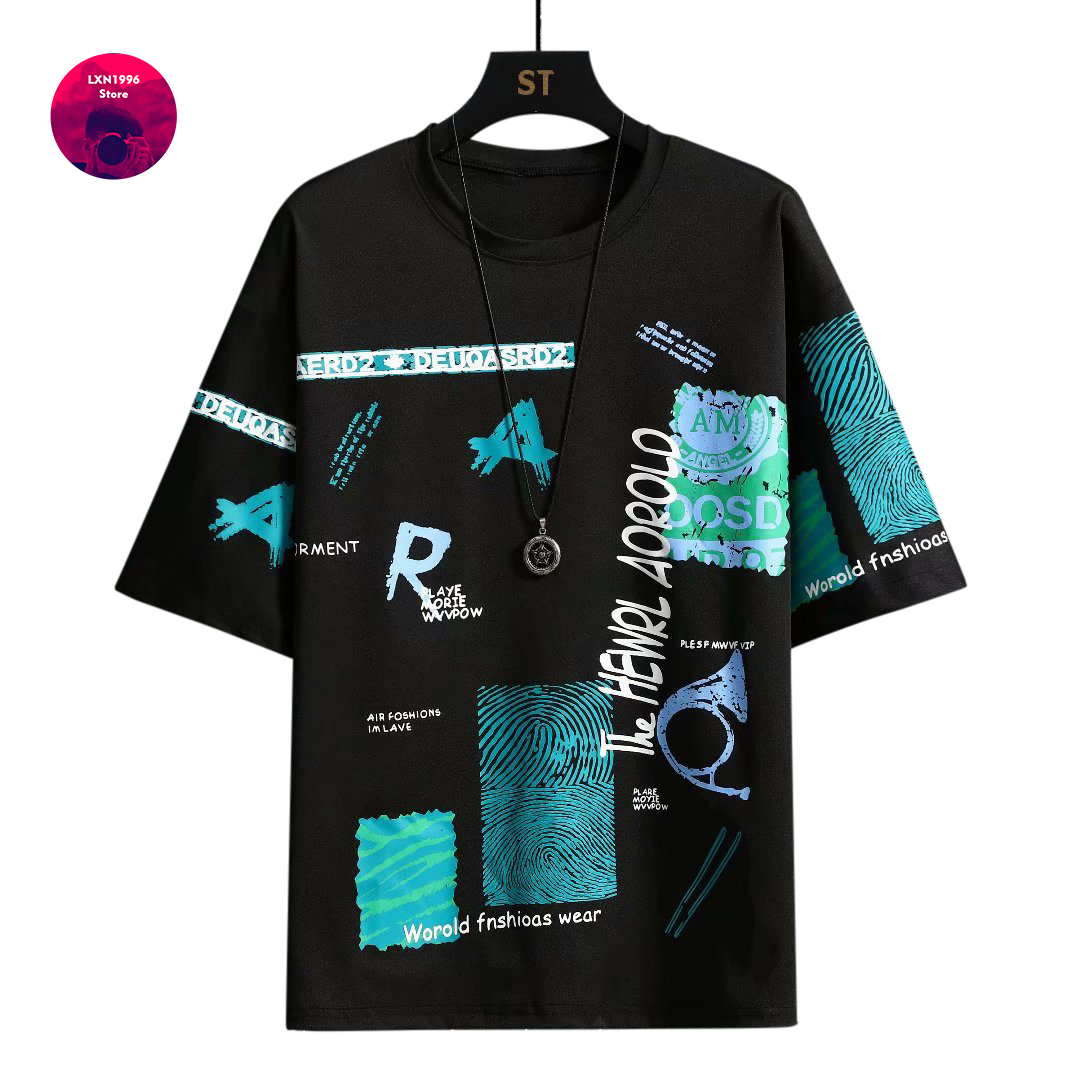 Men Harajuku Graphic Black Sum – обзор и цена Streetwear Brand Japan